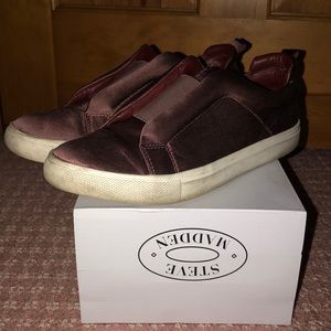 Steve Madden Maroon Sneakers